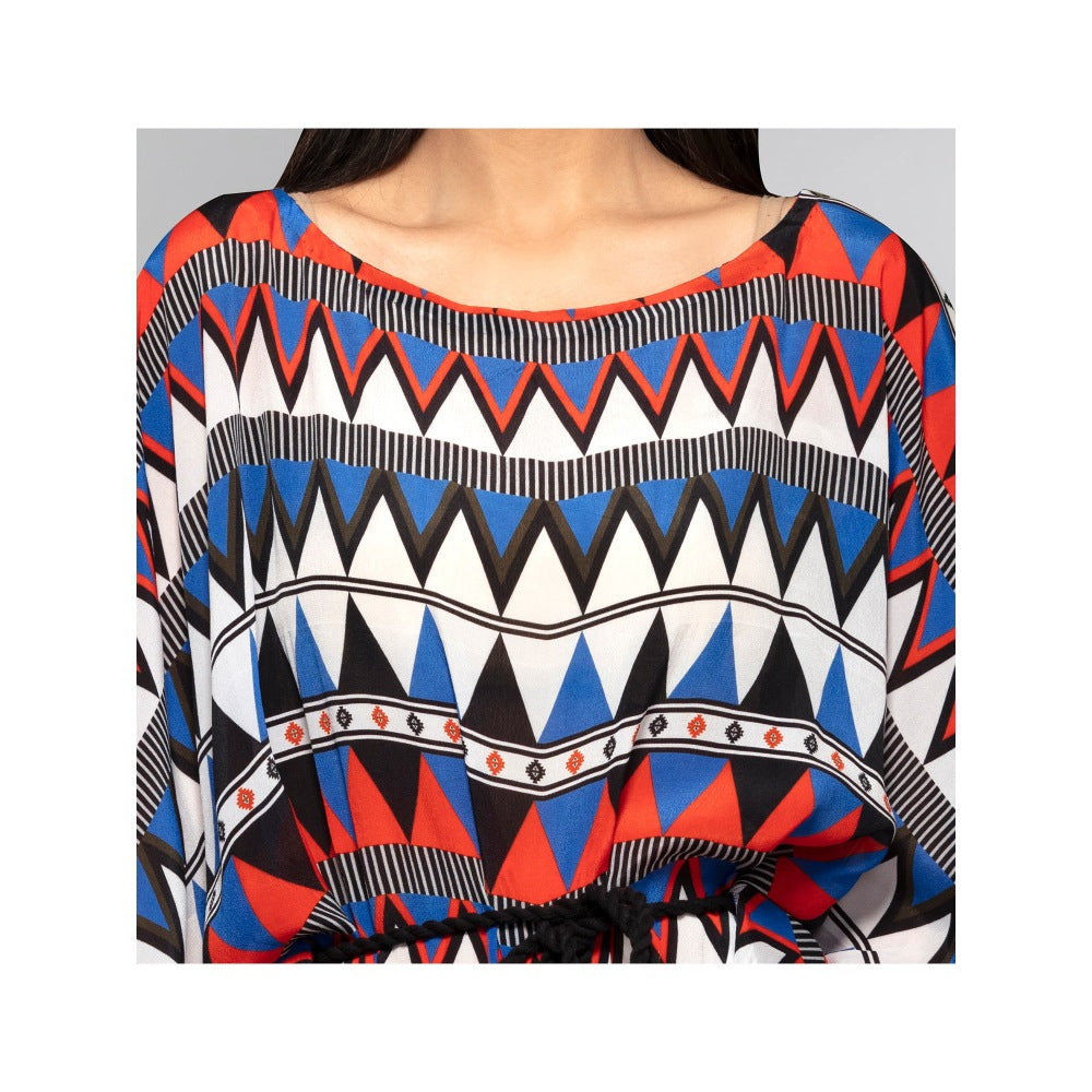 First Resort by Ramola Bachchan Multi Colour Dress