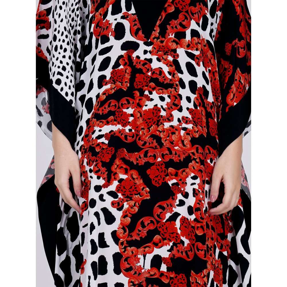 First Resort by Ramola Bachchan Multi Colour Kaftan