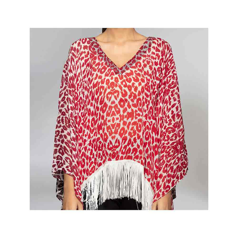 First Resort by Ramola Bachchan Multi Colour Kaftan