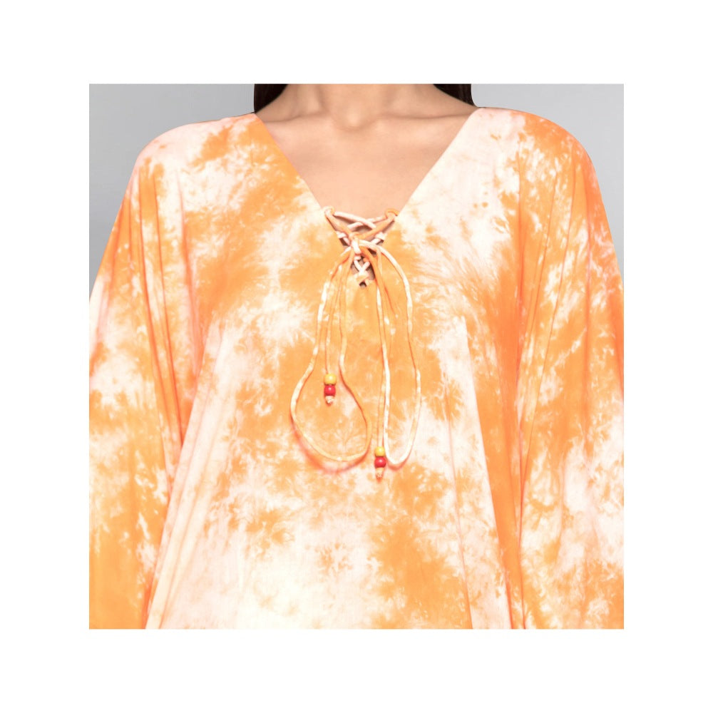 First Resort by Ramola Bachchan Orange Top