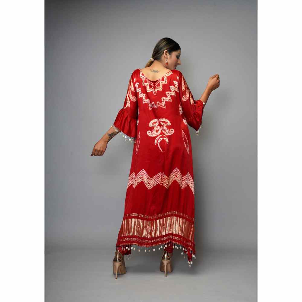Farha Syed 1 Piece Shibori Kaftan Kurta