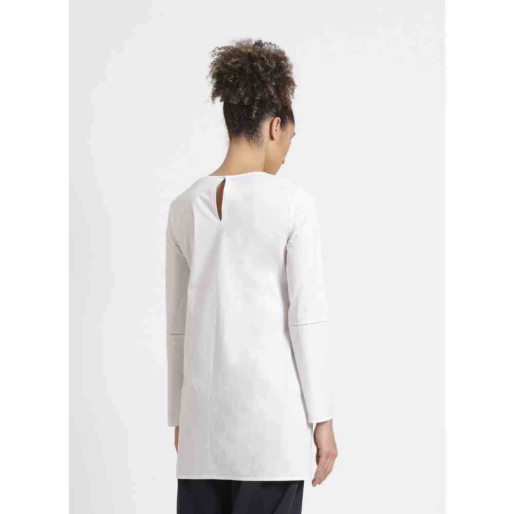 Genes Lecoanet Hemant White Myecelia Tunic