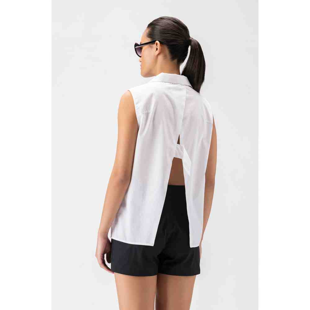 Genes Lecoanet Hemant Sleeveless Top With Statement Back