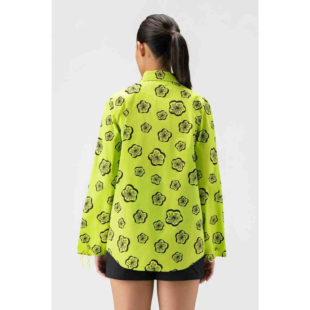Genes Lecoanet Hemant Printed Women Shirt With Adjustable Drawstrings