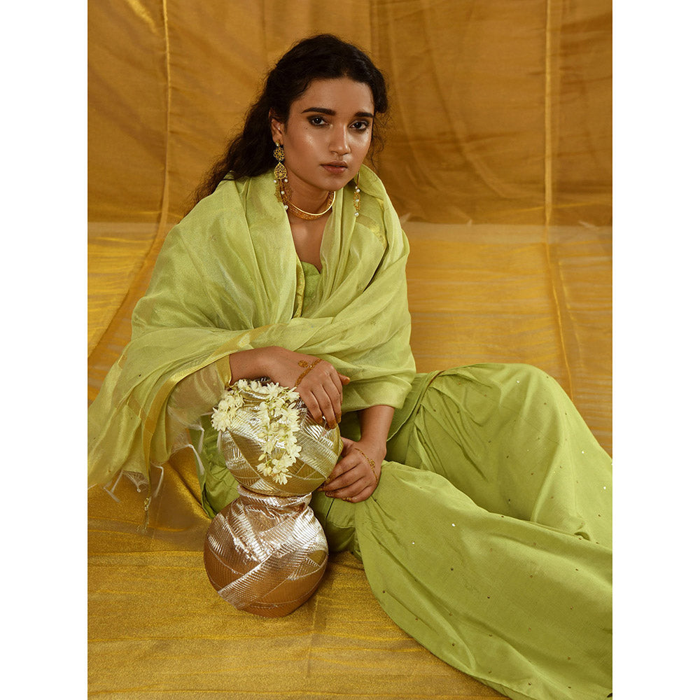 Gulaal Rudrama Kurta Sharara (Set of 3)