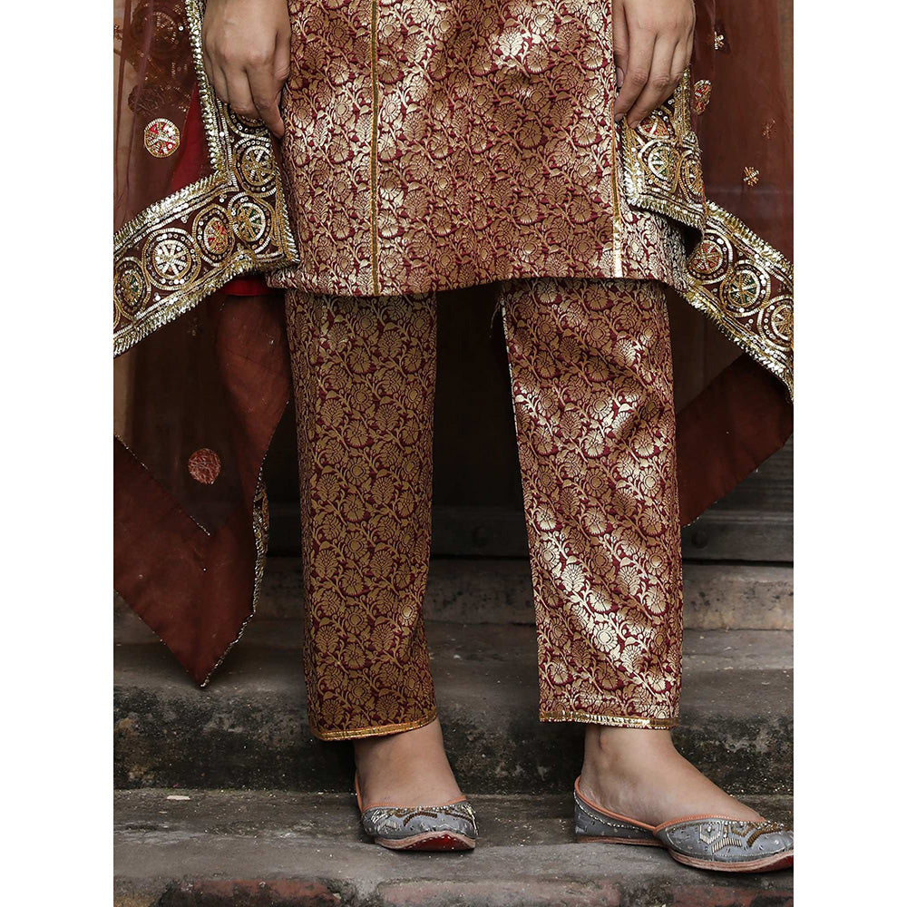 Gulabo Jaipur Abeer Brown (Set of 3)