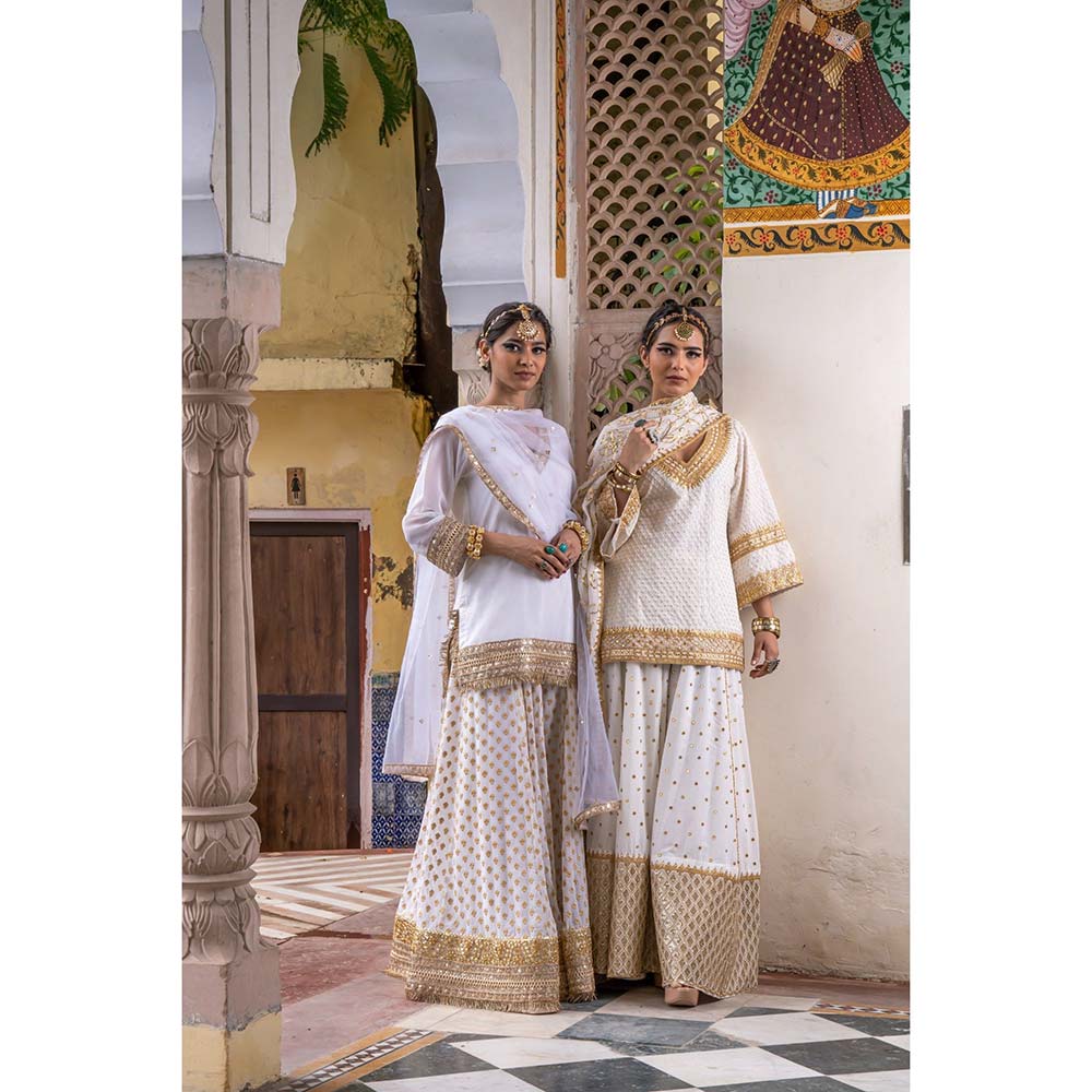Gulabo Jaipur Poornima Sharara (Set of 3)