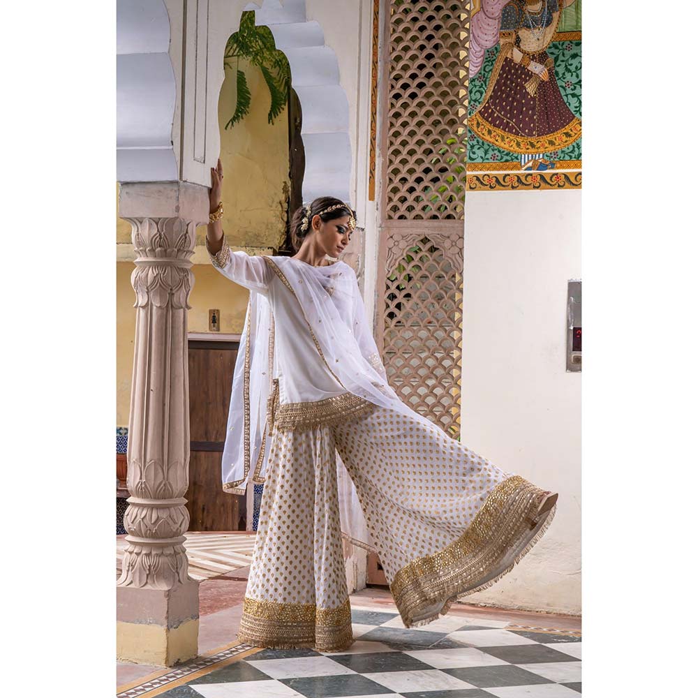 Gulabo Jaipur Srishti Sharara (Set of 3)