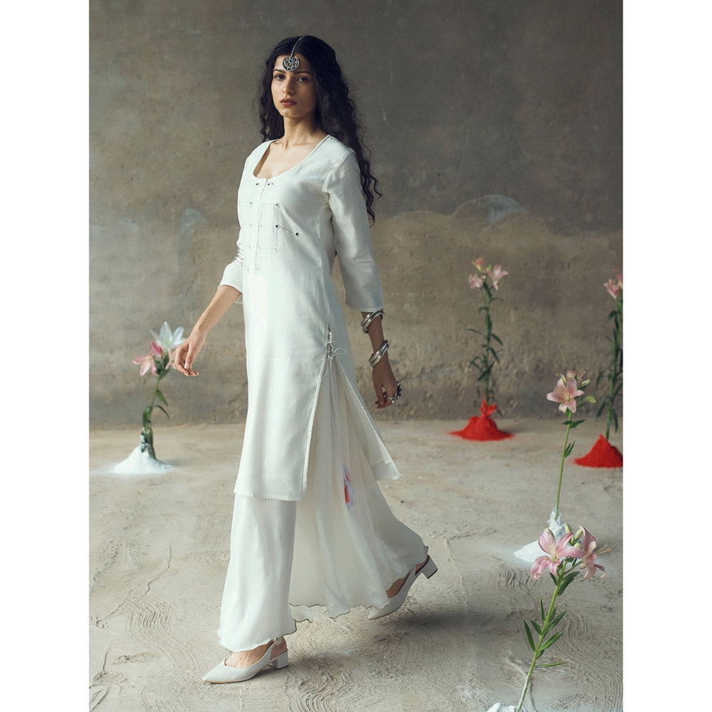 Gulaal Some Straight Kurta With Skirt (Set of 2)