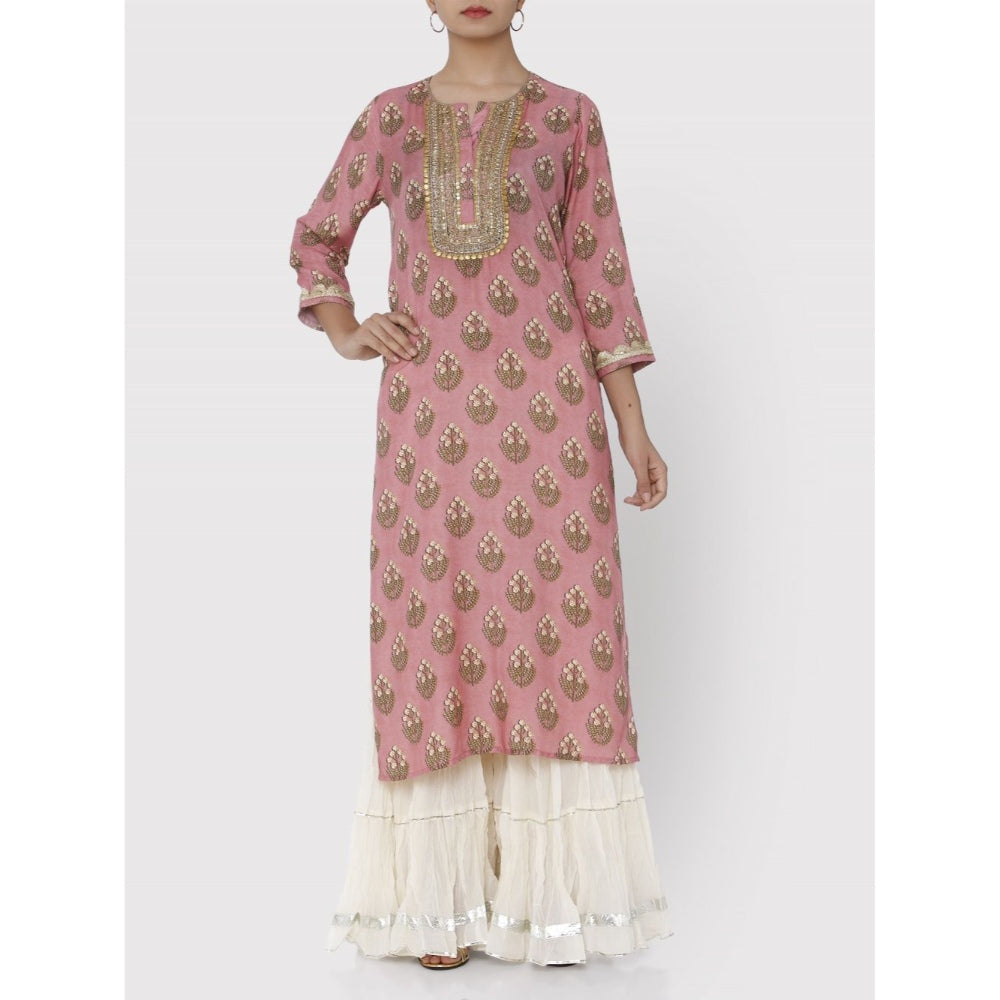 Gopi Vaid Pink Nidhi Tunic