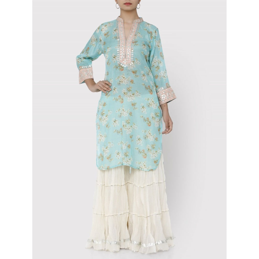 Gopi Vaid Green Pali Kurta