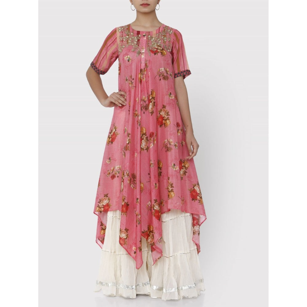 Gopi Vaid Pink Jaipur Azam Kurta
