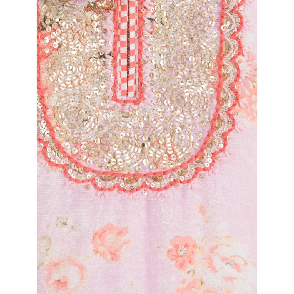 Gopi vaid Pink Embellished Tunic