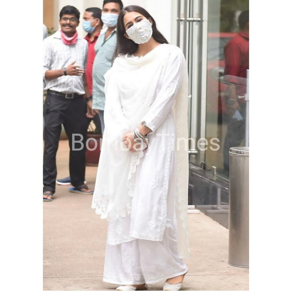 House of Chikankari Heer Chikankari Modal Straight Kurta