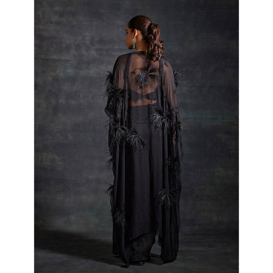 House of Exotique Baheera Lehenga (Set of 3)