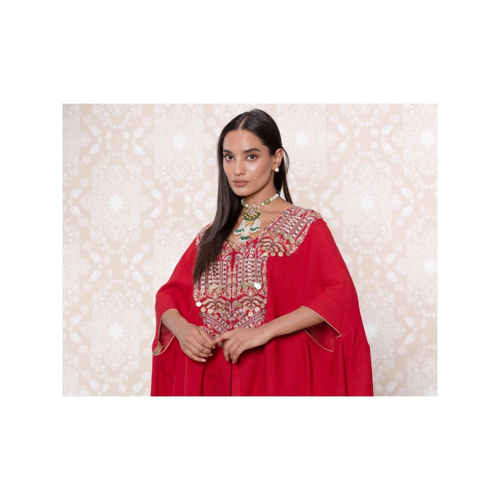 Inej Red Cape Suit (Set of 3)