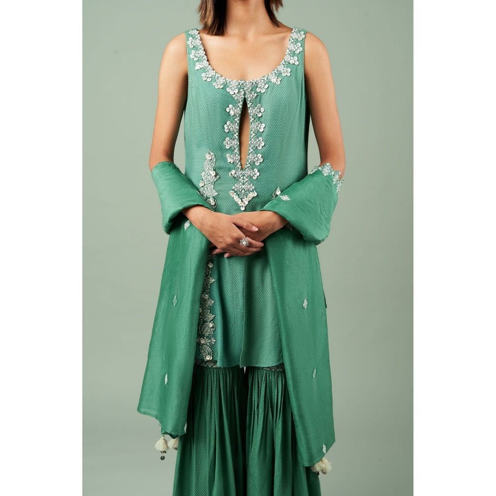 Inej Green Garara Suit (Set of 2)