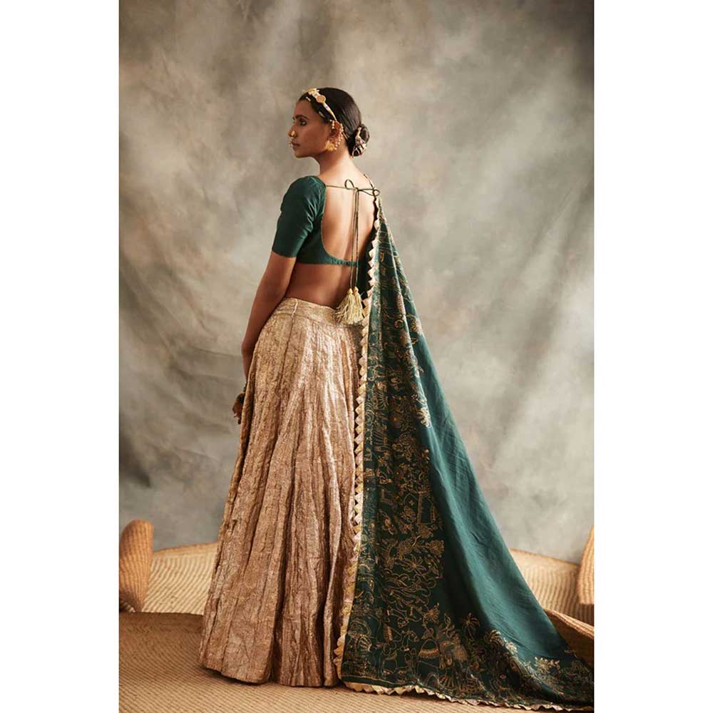 ITRH Panna Chandi Lehenga (Set of 3)