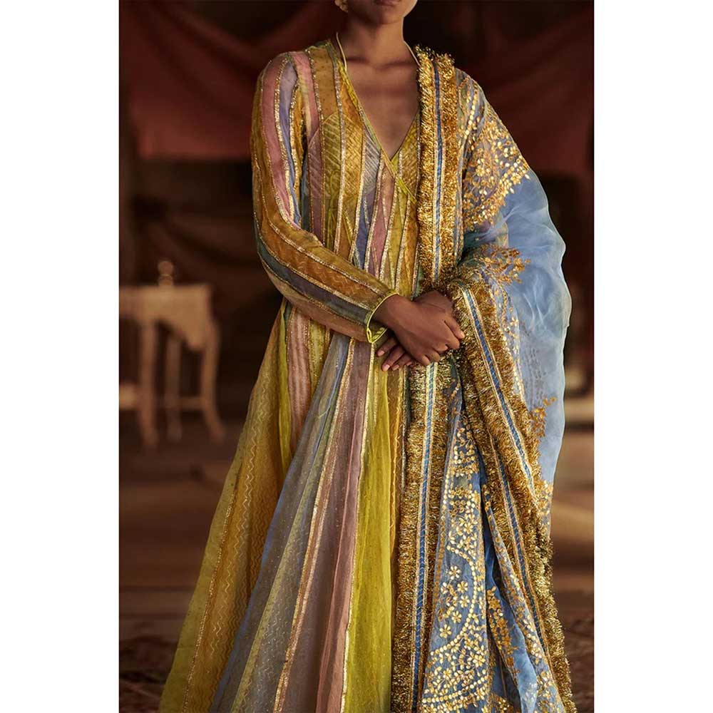 ITRH Jahaan Angrakha Pant-A (Set of 4)