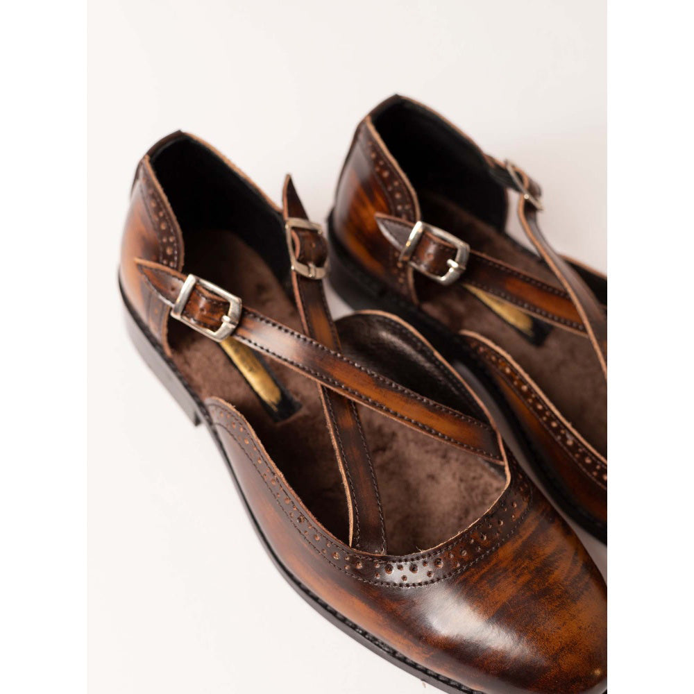 Jatin Malik Single Strap Peshawari Formal Shoes