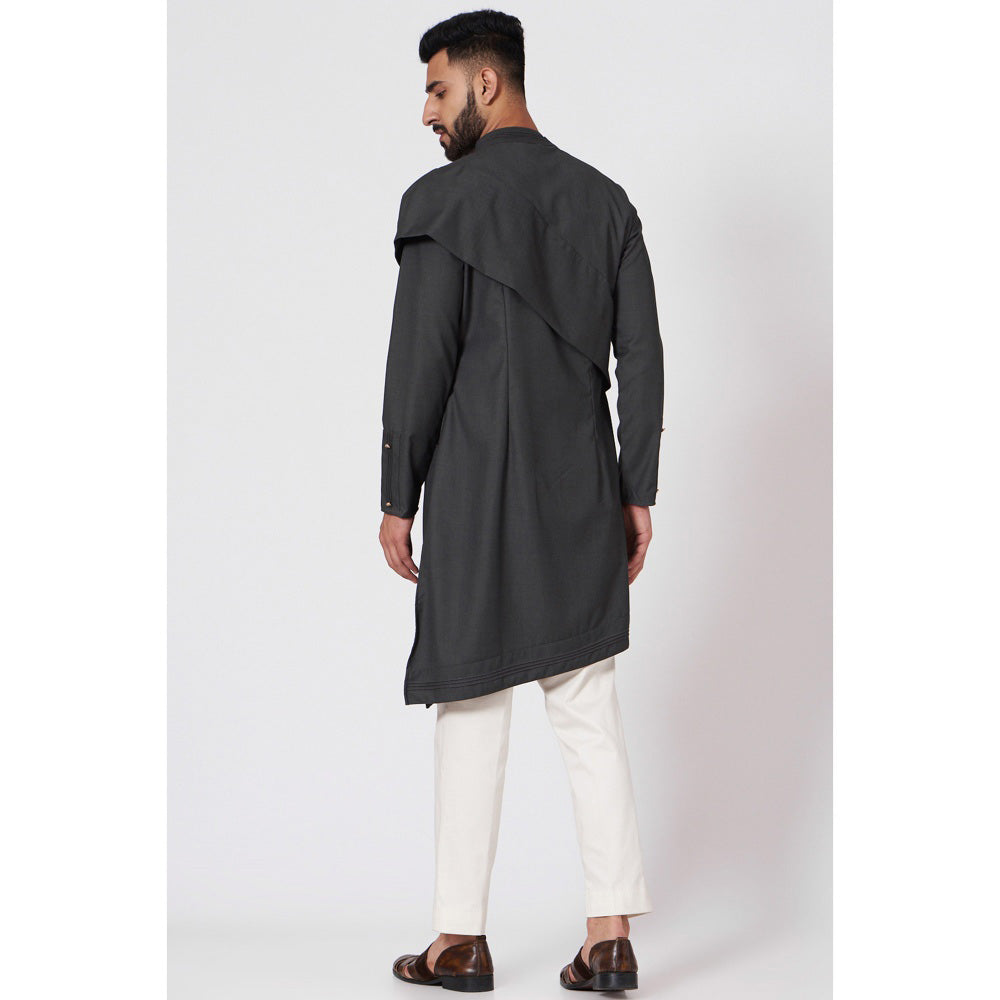 Jatin Malik Flap Kurta (Set of 2)