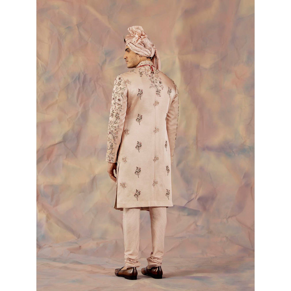 Jatin Malik Jmc Blush Pink Sherwani (Set of 4)