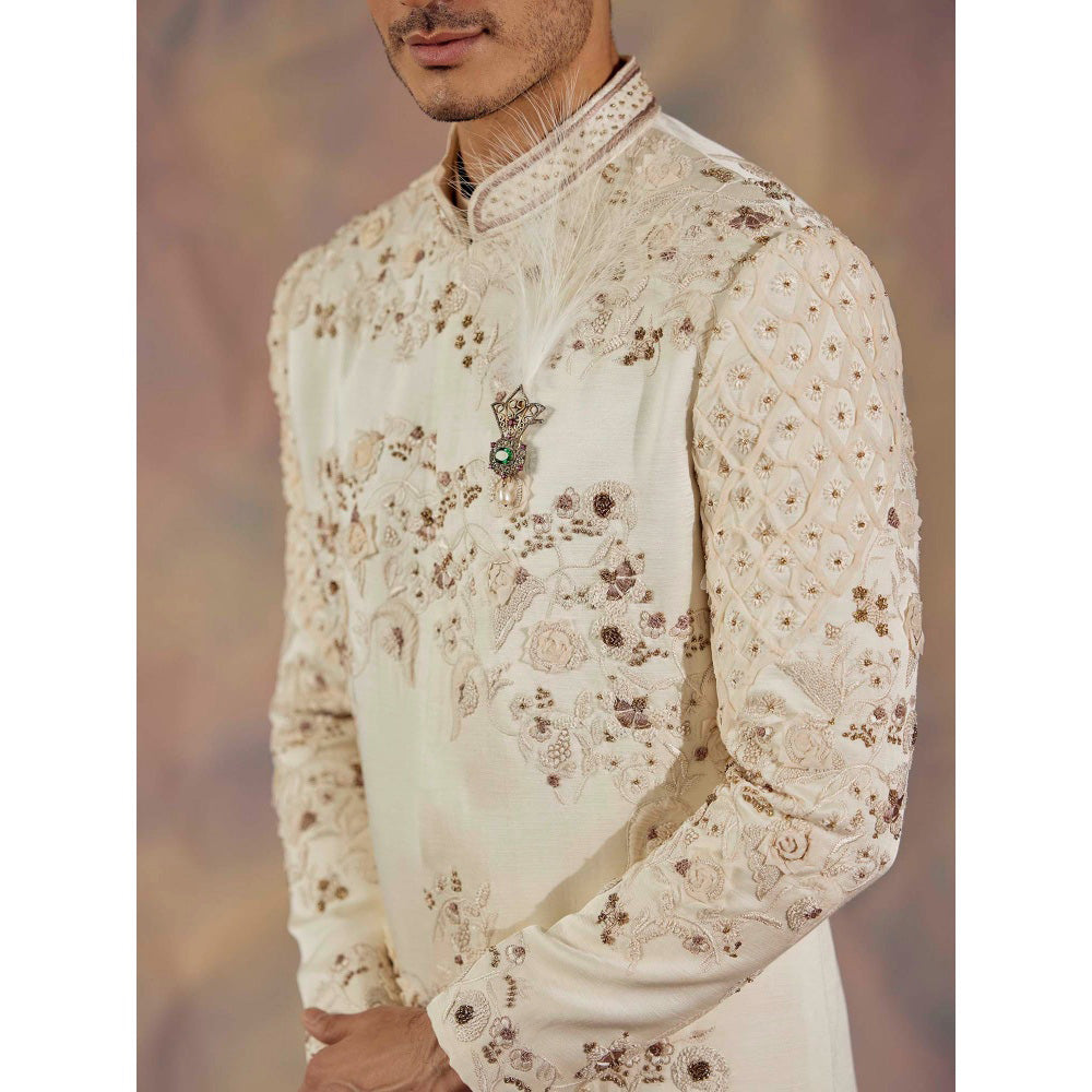 Jatin Malik The Blond Affaire Sherwani (Set of 3)