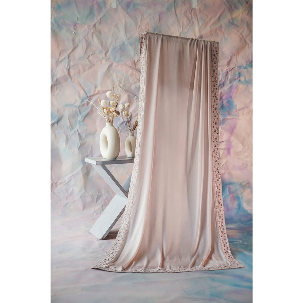 Jatin Malik Baby Pink Stole