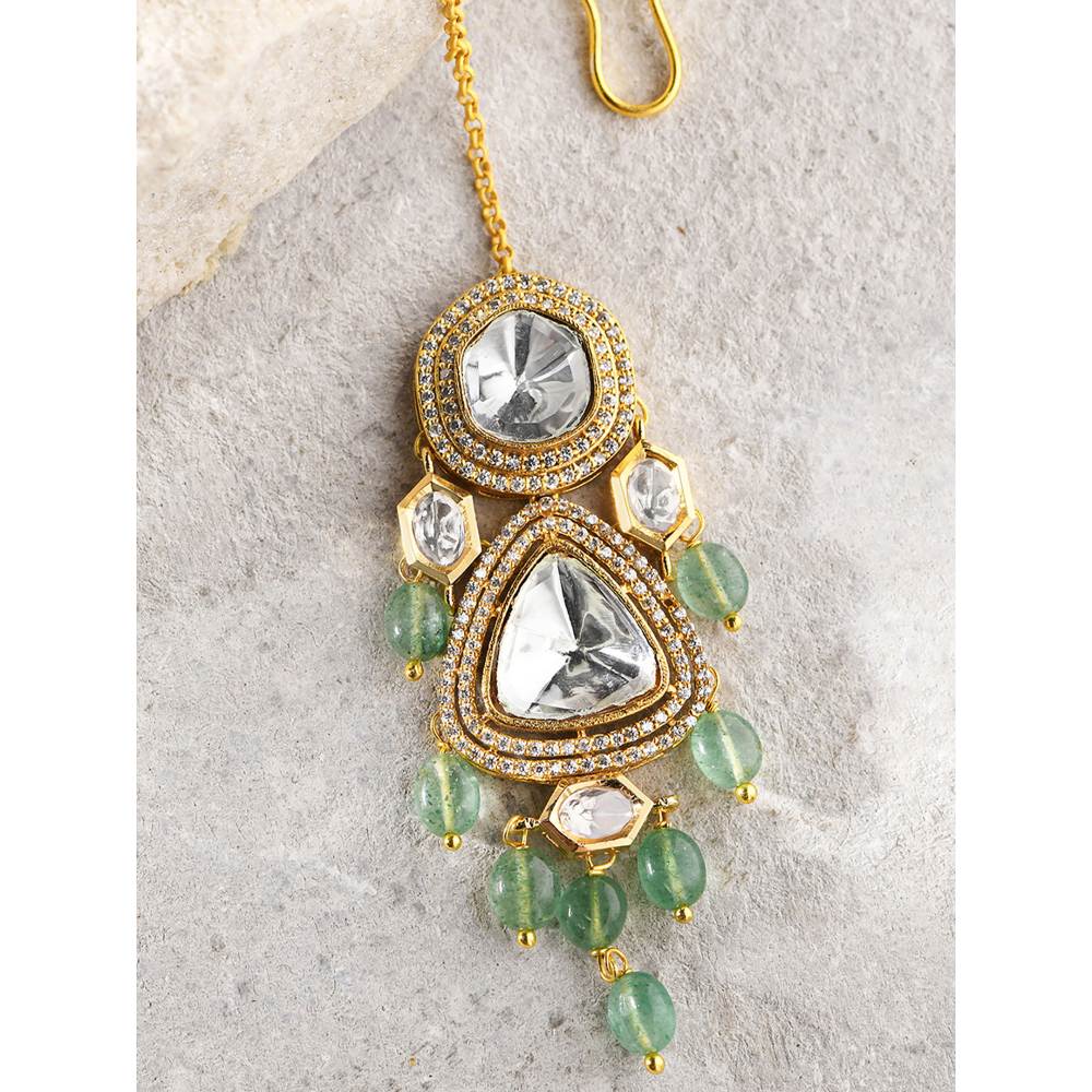 Joules By Radhika Maangtikka with Green Drops