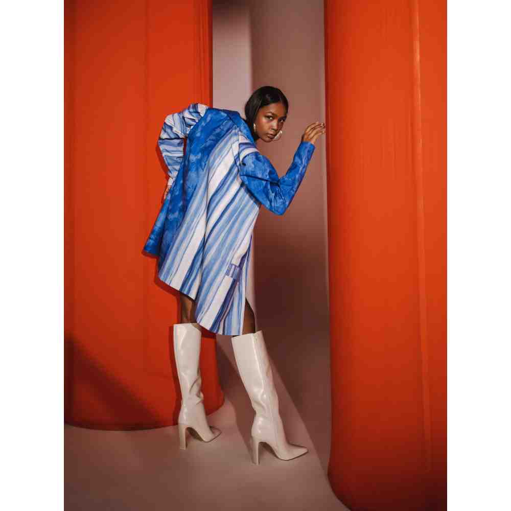 JULY ISSUE Blue Nila Matching Co-ord (Set of 3)