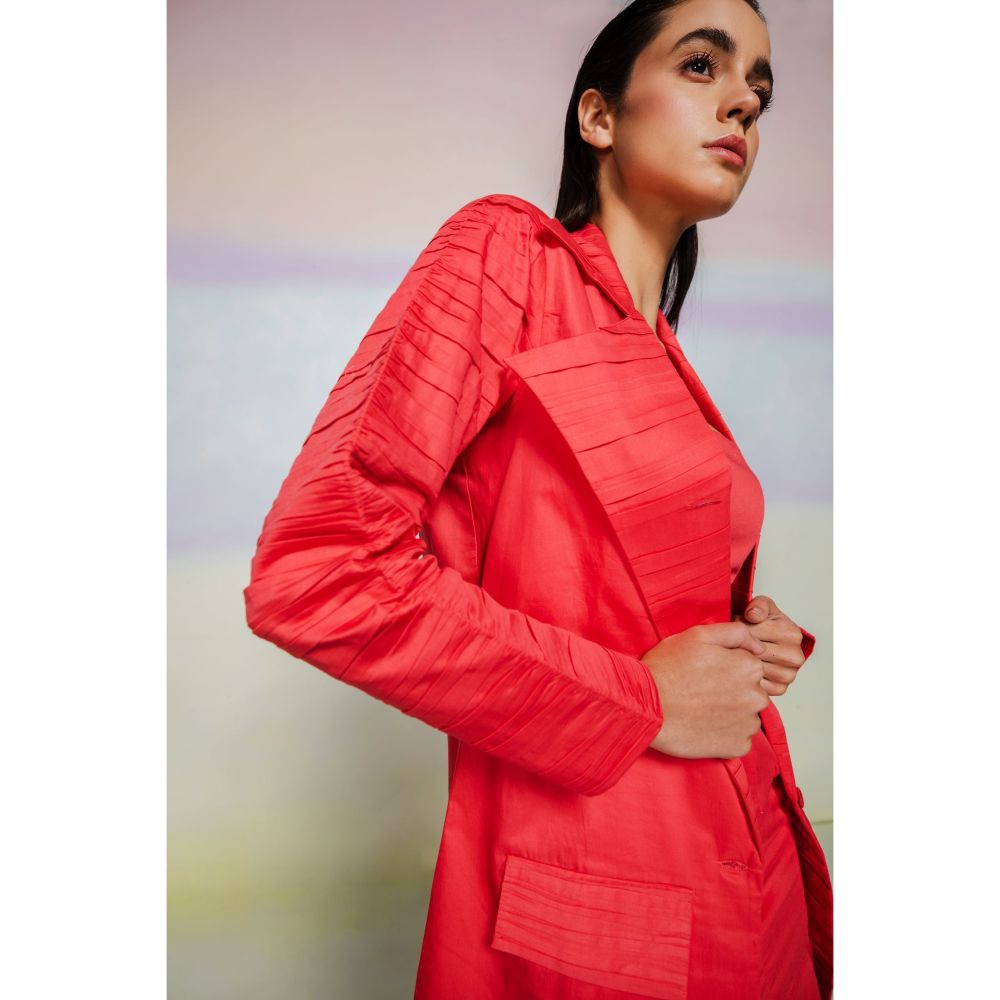 JULY ISSUE Red Suri Co-Ord (Set of 3)