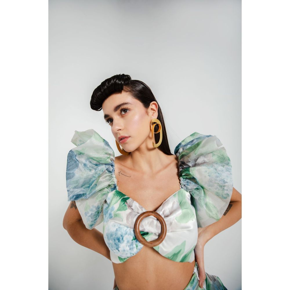 JULY ISSUE Green Viola Co-Ord (Set of 2)