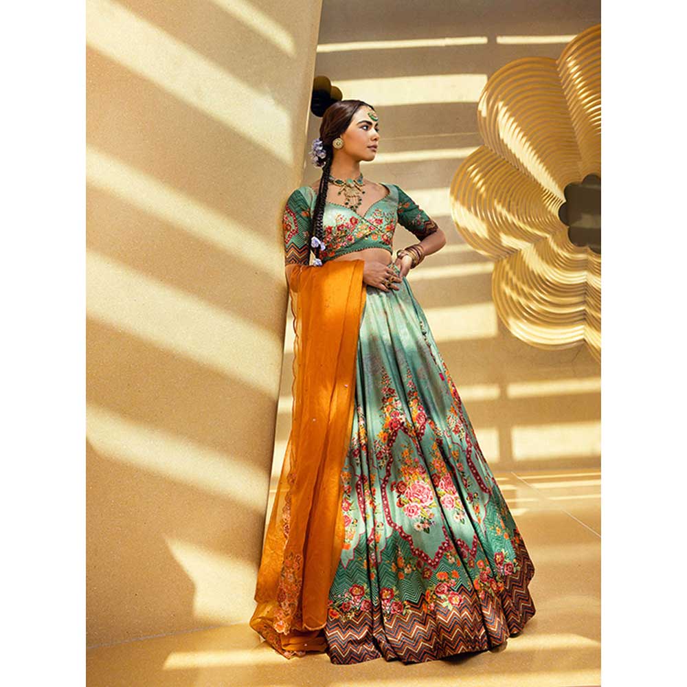 KALISTA Ahanita Lehenga (Set of 3)