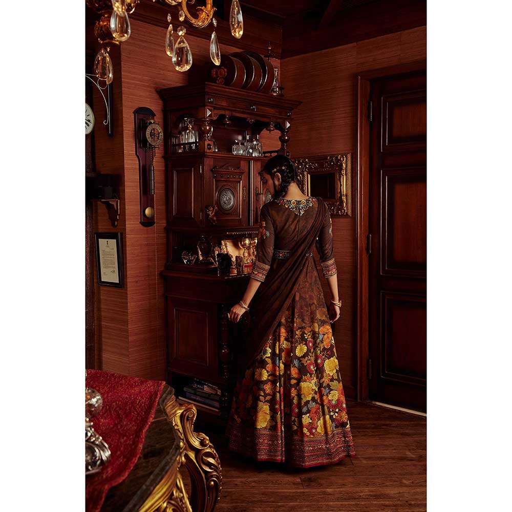 KALISTA Dilnaaz Anarkali Set (Set of 3)