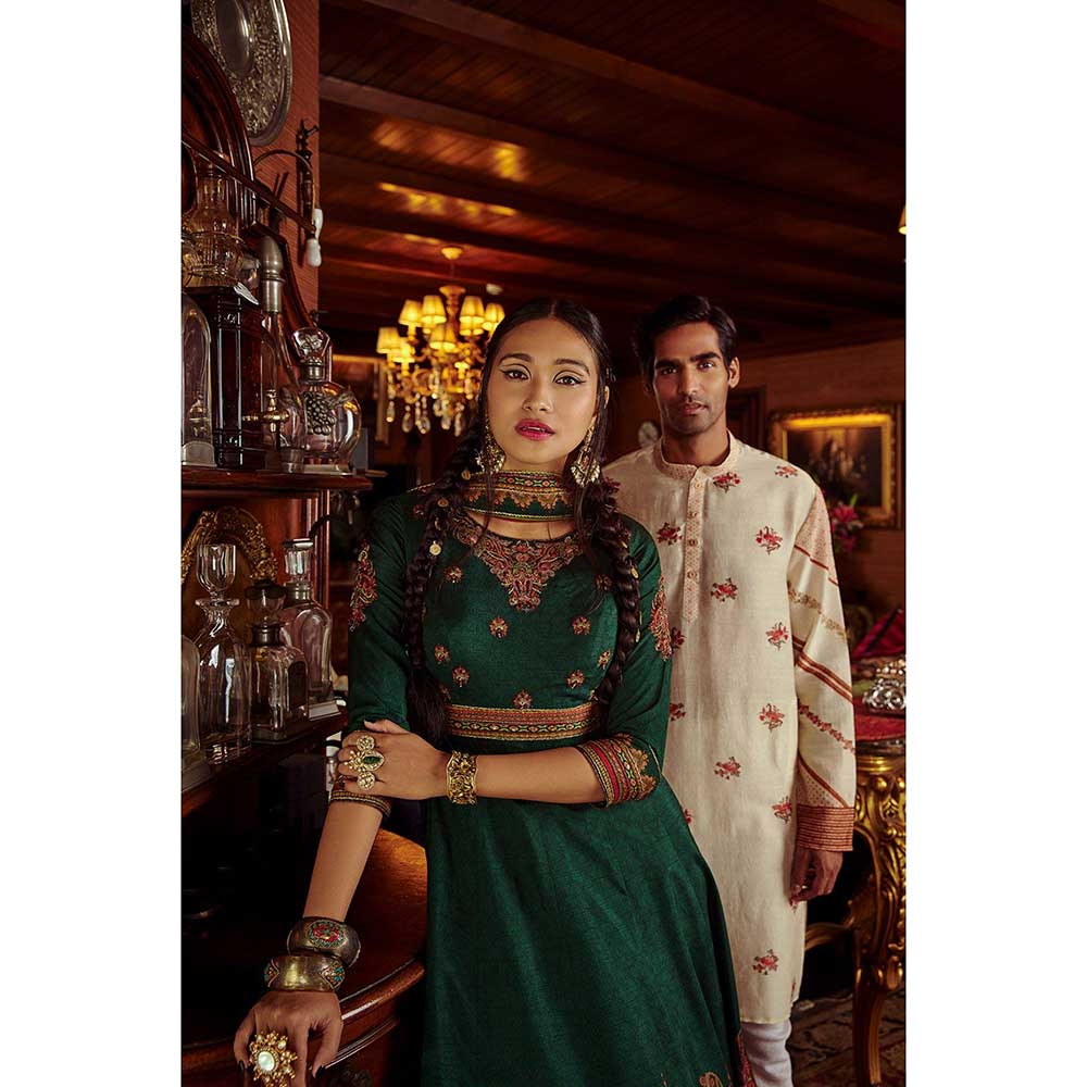 KALISTA Mehjabeen Anarkali Set (Set of 2)