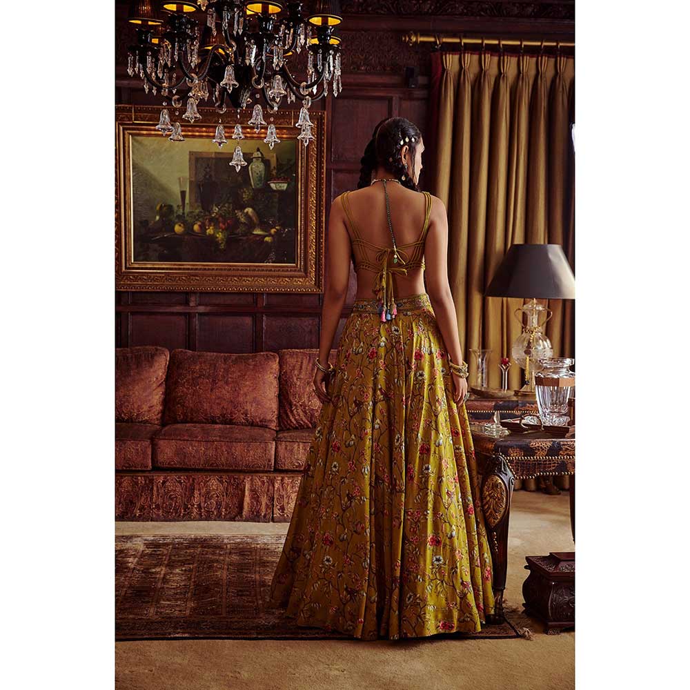 KALISTA Nazira Lehenga Set (Set of 3)