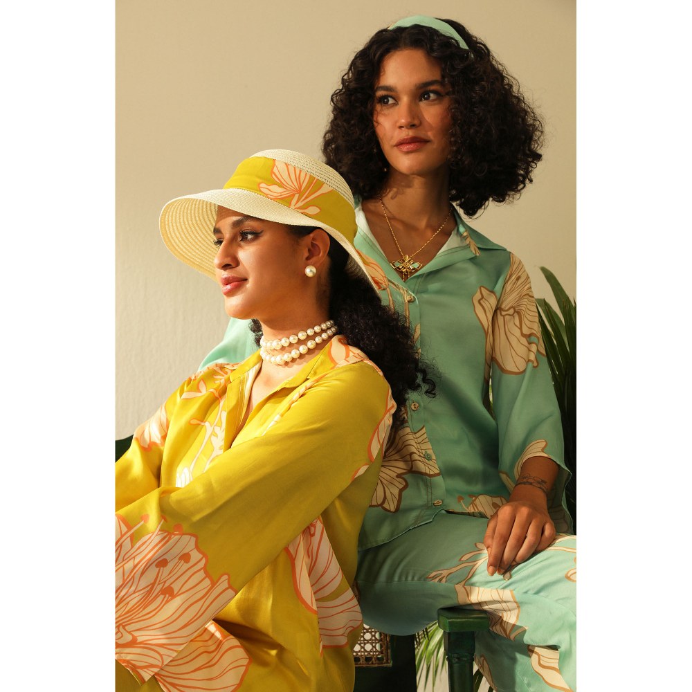 Label Deepika Nagpal Harmony Aqua Co-Ord (Set of 2)