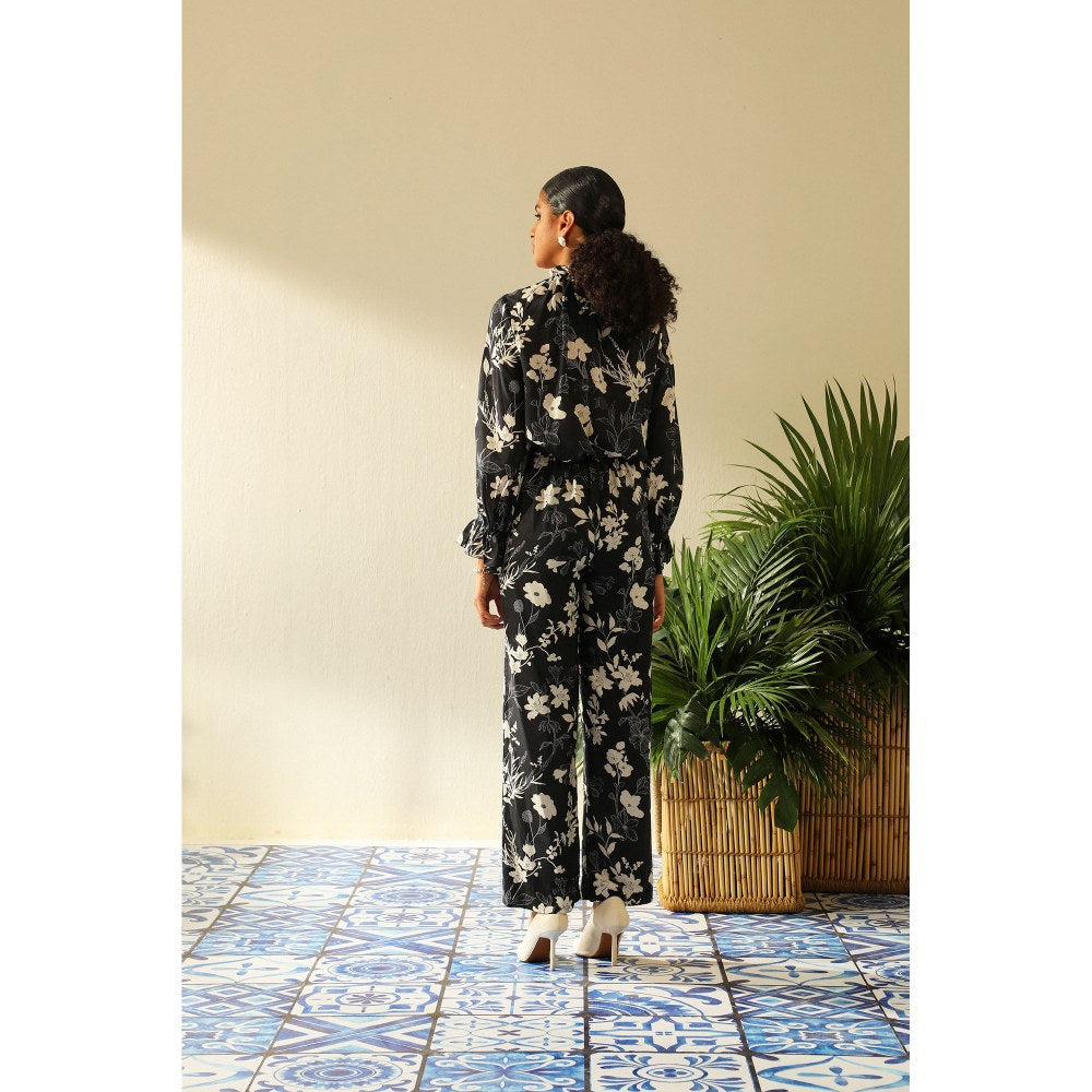 Label Deepika Nagpal Inaya Black Top