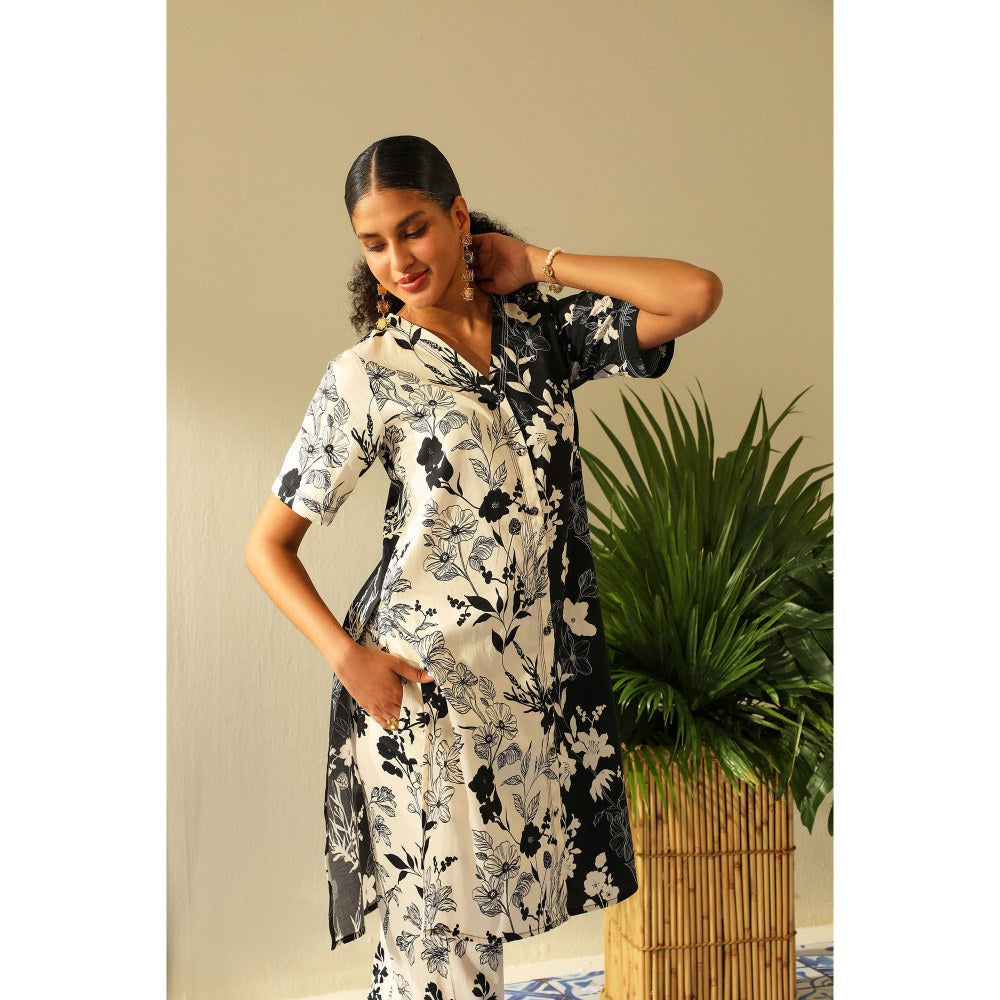 Label Deepika Nagpal Kiko Black Shirt