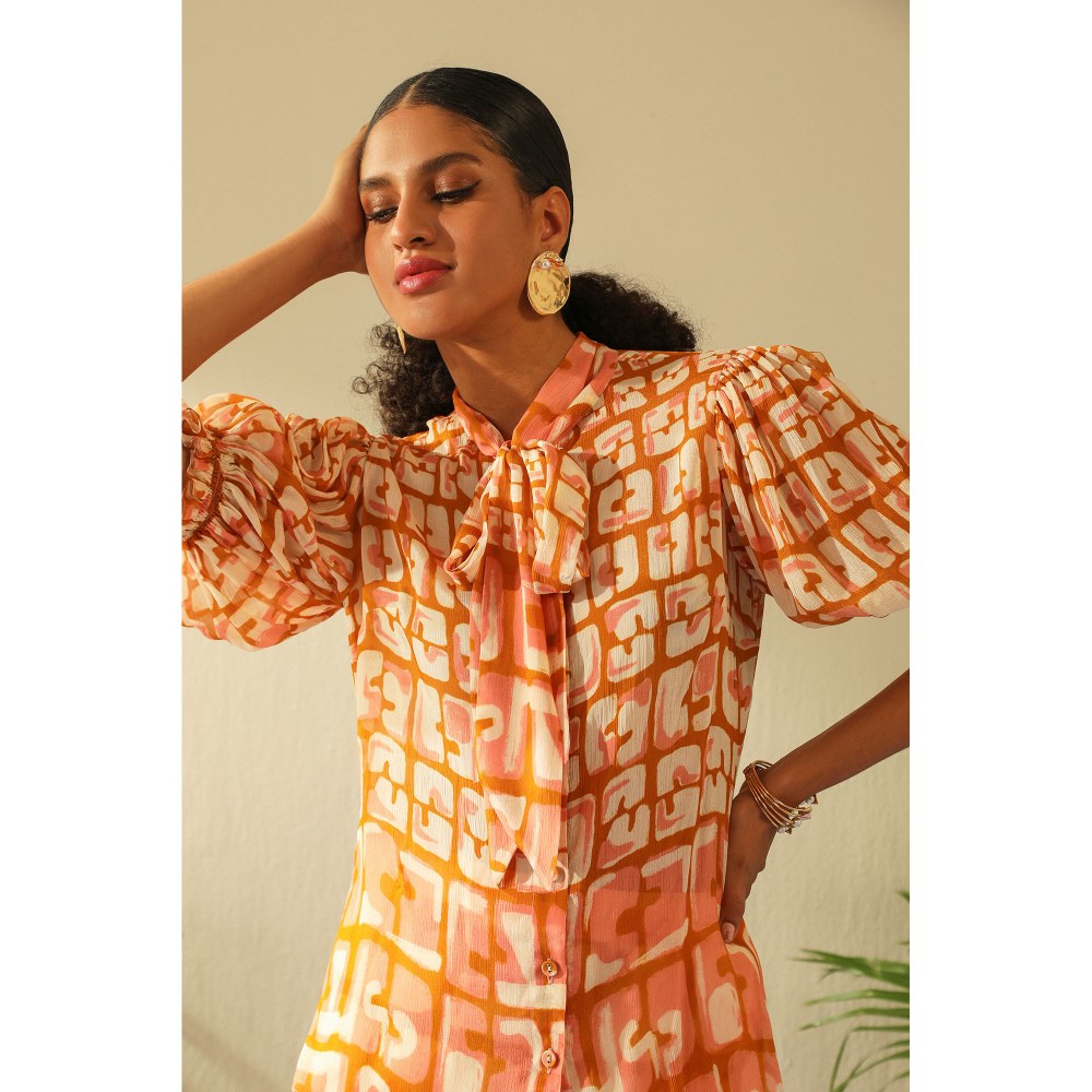 Label Deepika Nagpal Casey Ochre Shirt