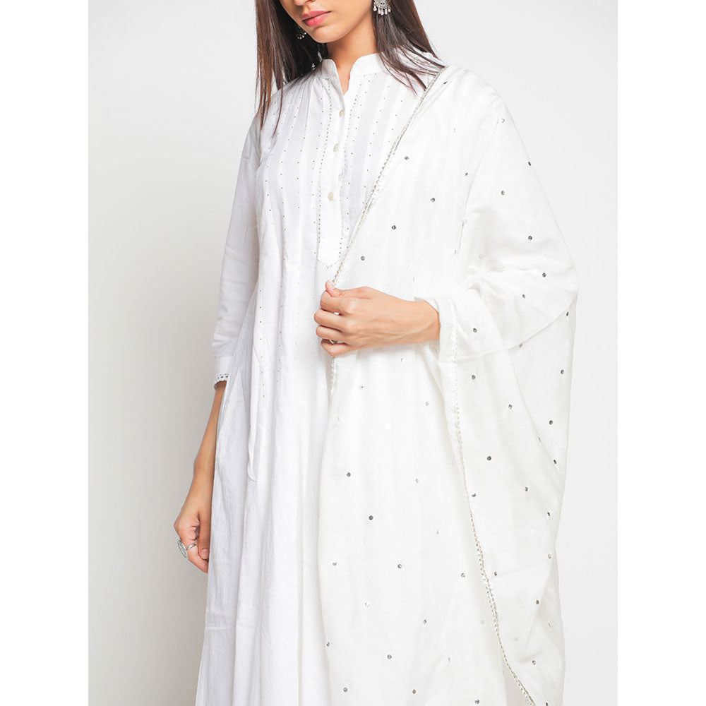 Maison Shefali Zubeida Noor Anarkali Kurta (Set of 3)