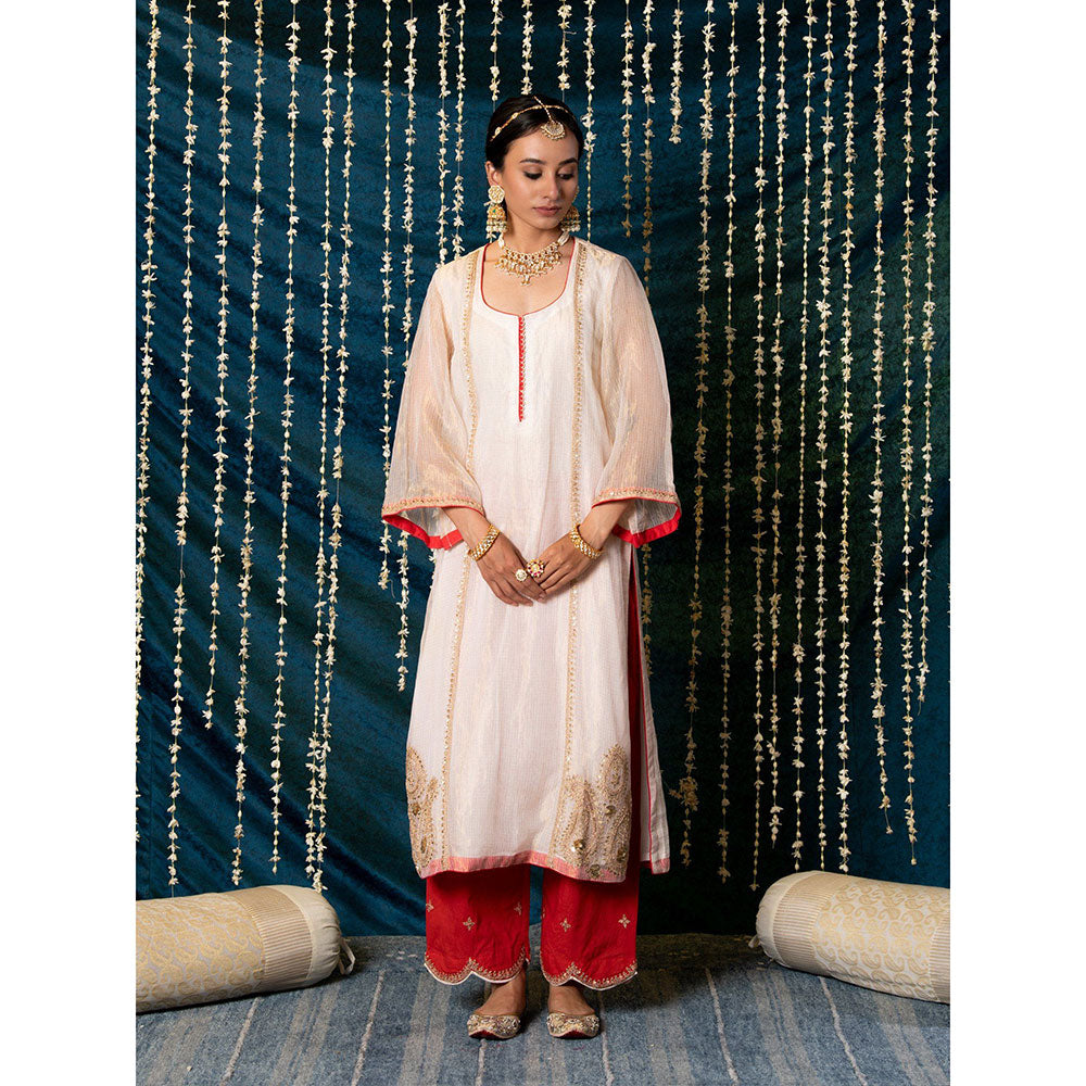 Maison Shefali Kanak Kurta (Set of 3)
