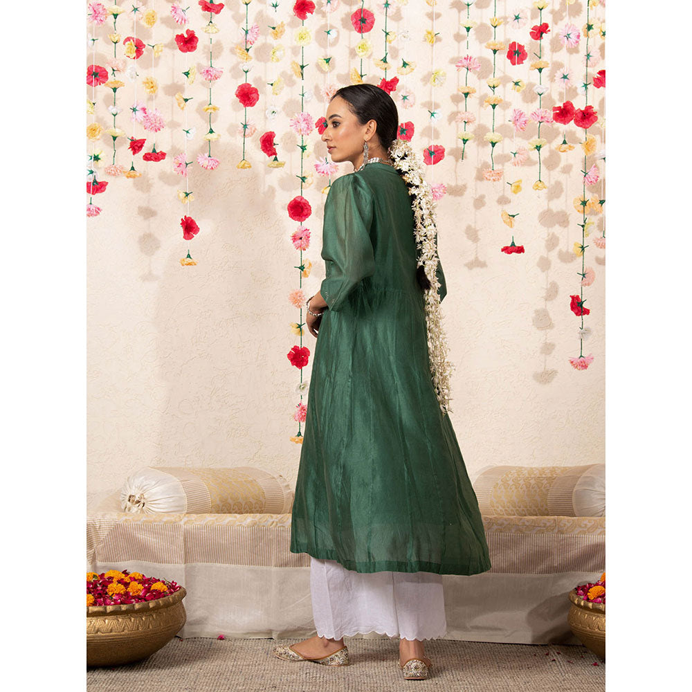 Maison Shefali Sitara Emerald Overlay (Set of 3)