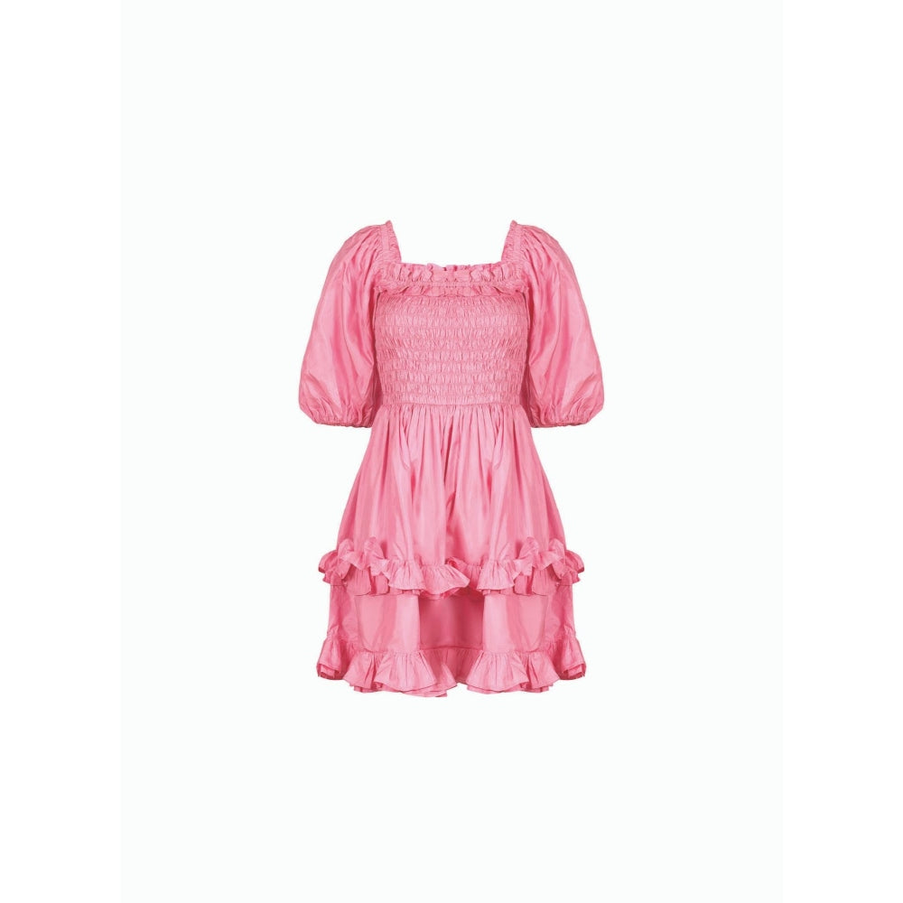 MALIE Pink Reina Dress