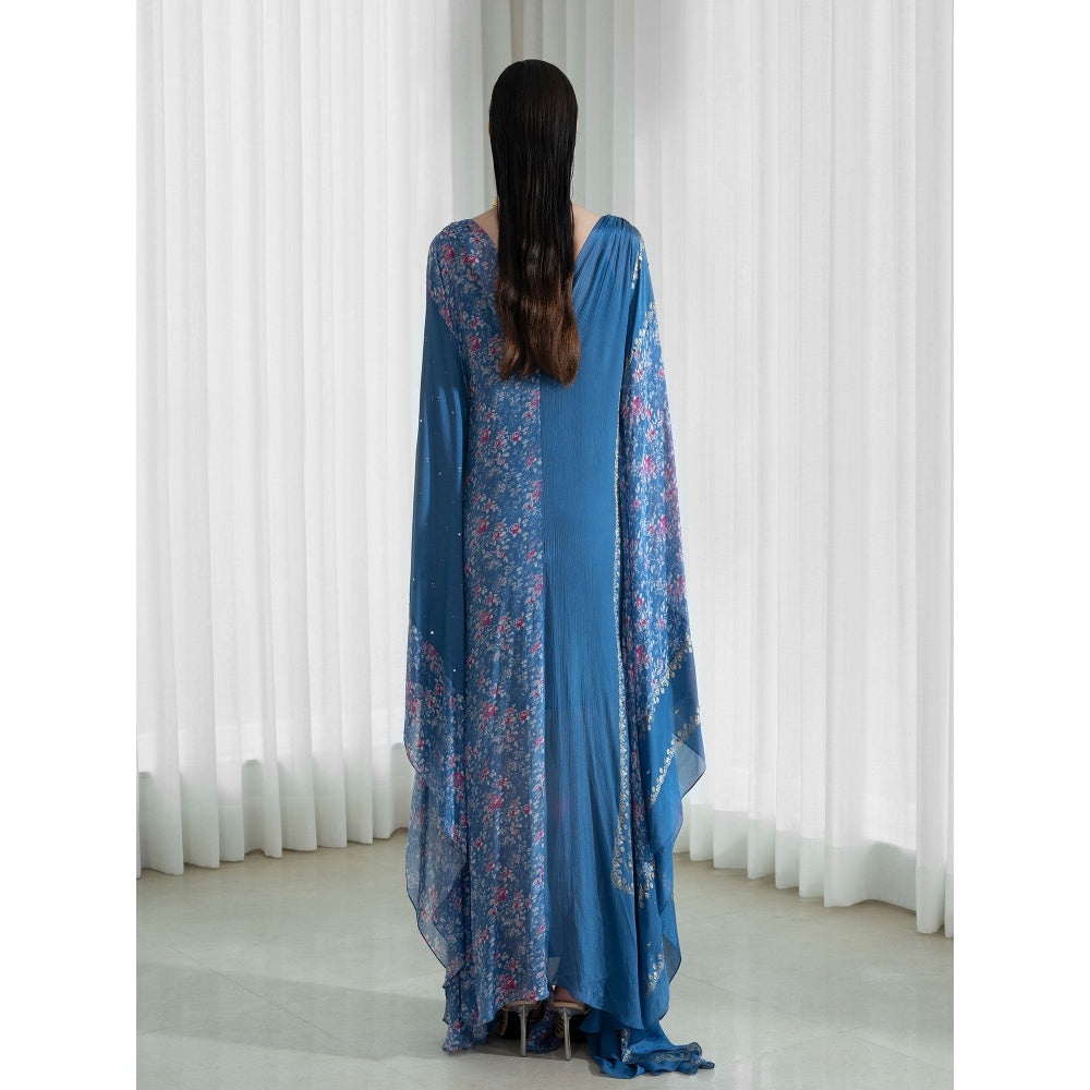 Mandira Wirk Blue Kaftan