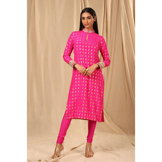 Masaba Hot Pink Wallflower Kurta (Set of 2)