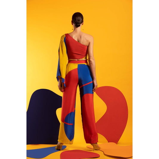 Nautanky Style Radar Multi One-Shoulder Set