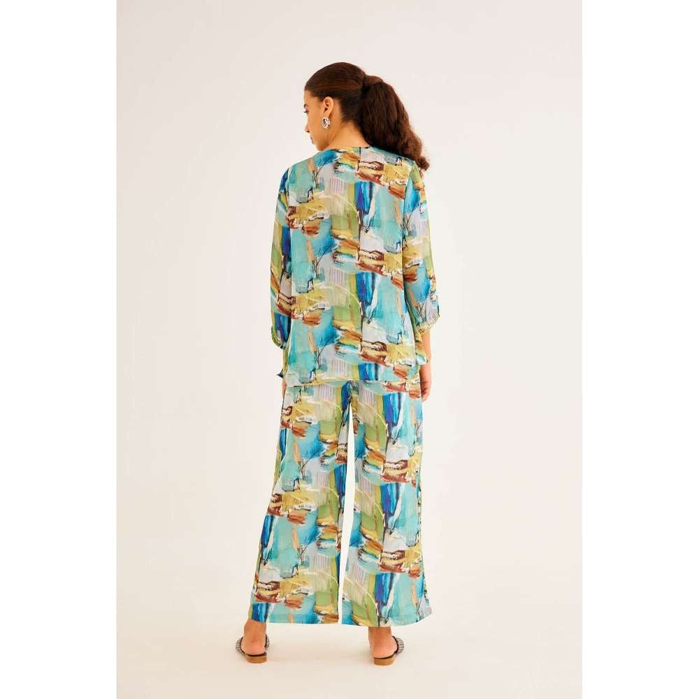 NORN Brushstroke Wide Pants