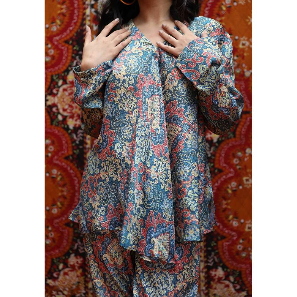 NORN Blue Atlas Bias Top Ws