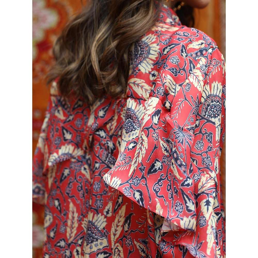 NORN Red Fez Curtain Shirt